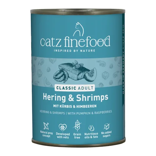 Sparpaket catz finefood 12 x 400 g - Huhn & Fasan